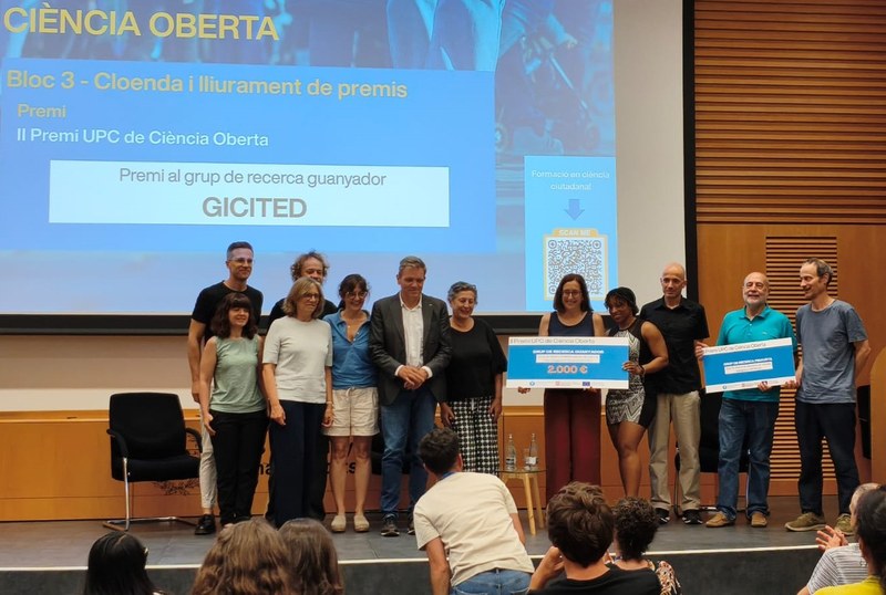 El grup GICITED guanya el II Premi UPC de Ciència Oberta